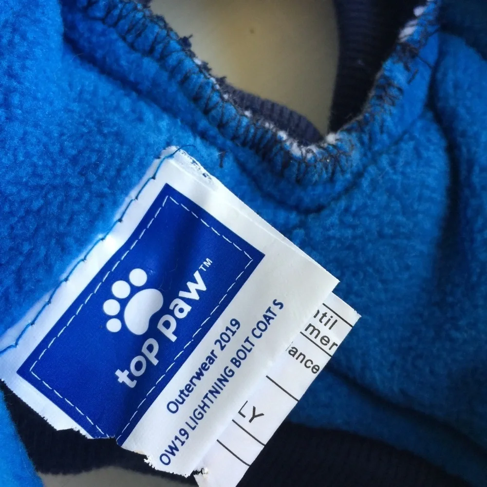 Top Paw Lightning Bolt Coat, Small